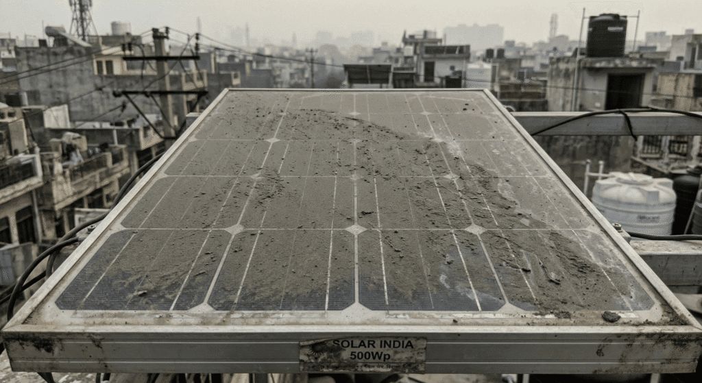 Impact of urban pollution on solar panel cleaning services requirements.