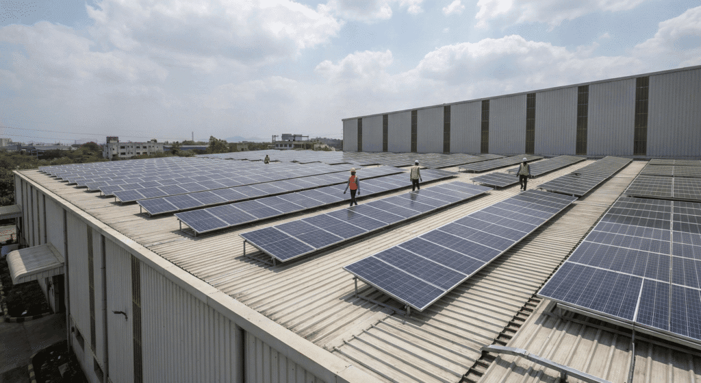 top 5 solar panel companies in india rooftop installation
