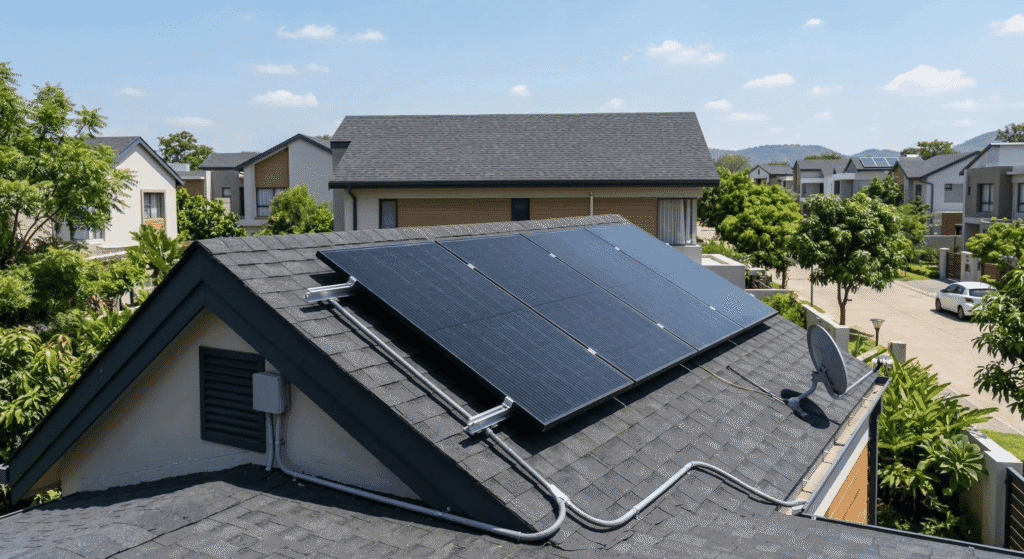 2kW solar panel price installation on a residential roof
