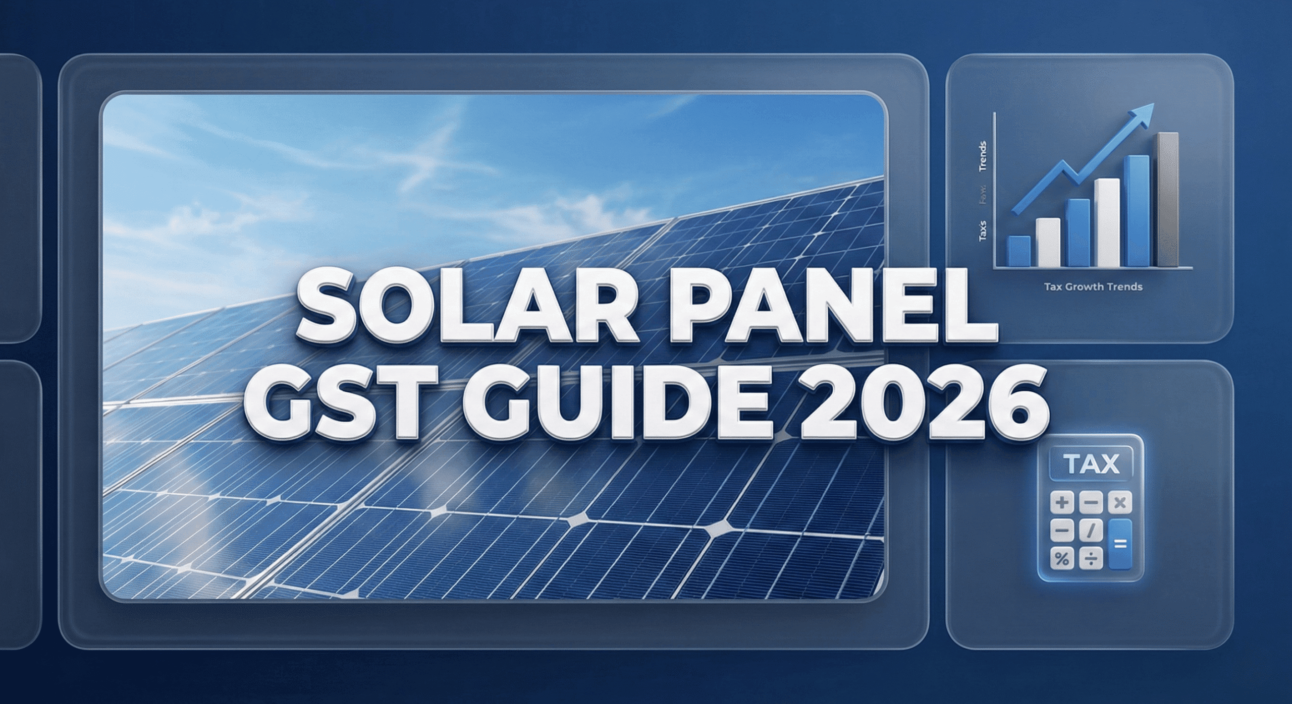 solar panel GST rate