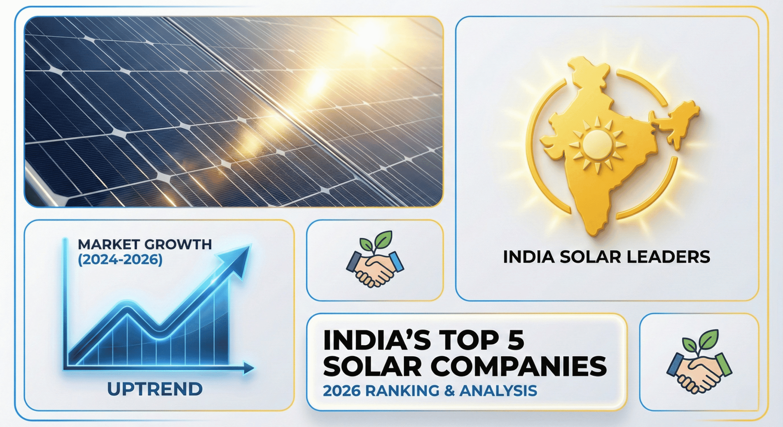 top 5 solar panel companies in india