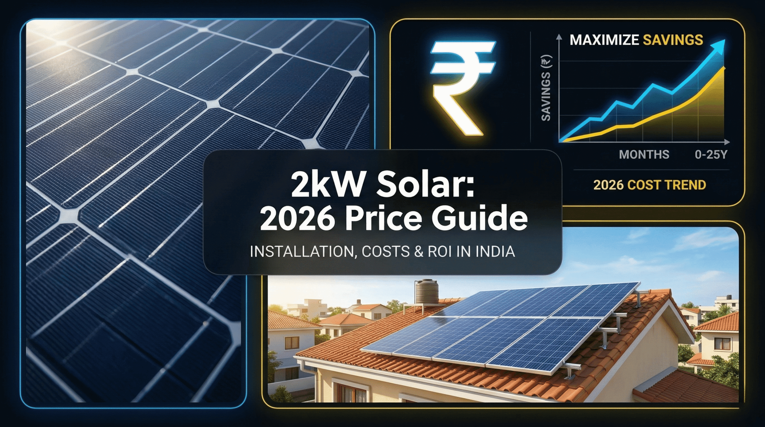 2kw solar panel price in india