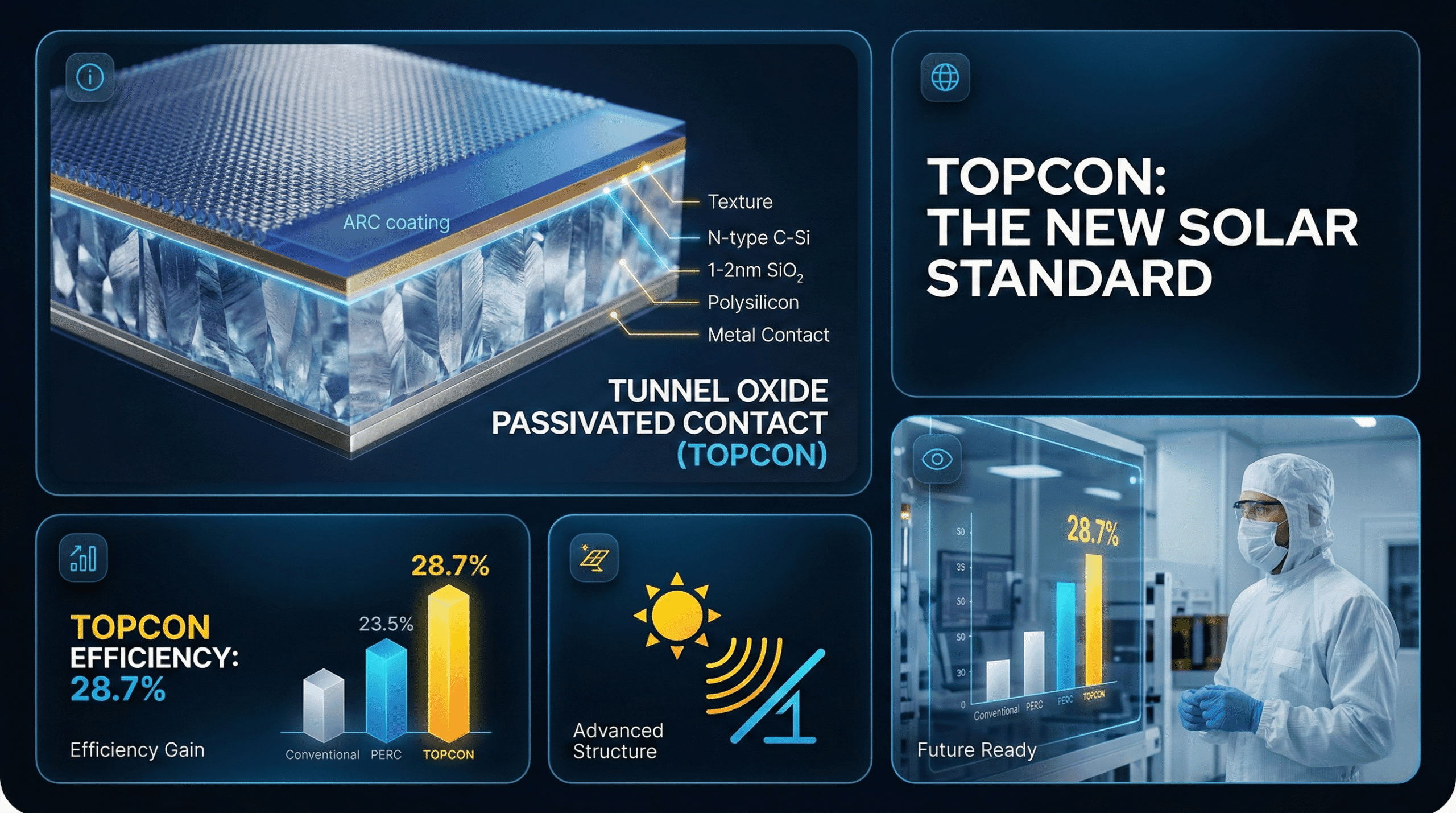 topcon solar panel